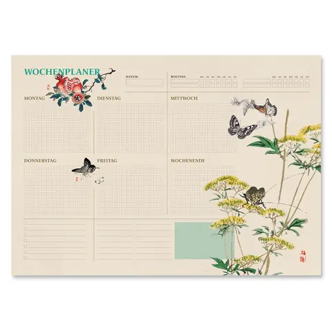 Comprar Bloc Planificador Semanal A3 Japanese Aleman 