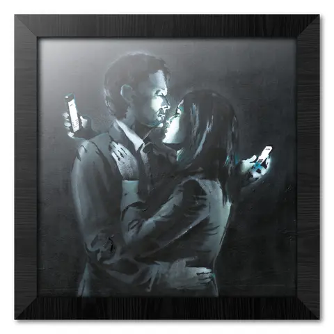 Comprar Print Enmarcado 30X30 cm Brandalised Mobile Phone Lovers Close Up 