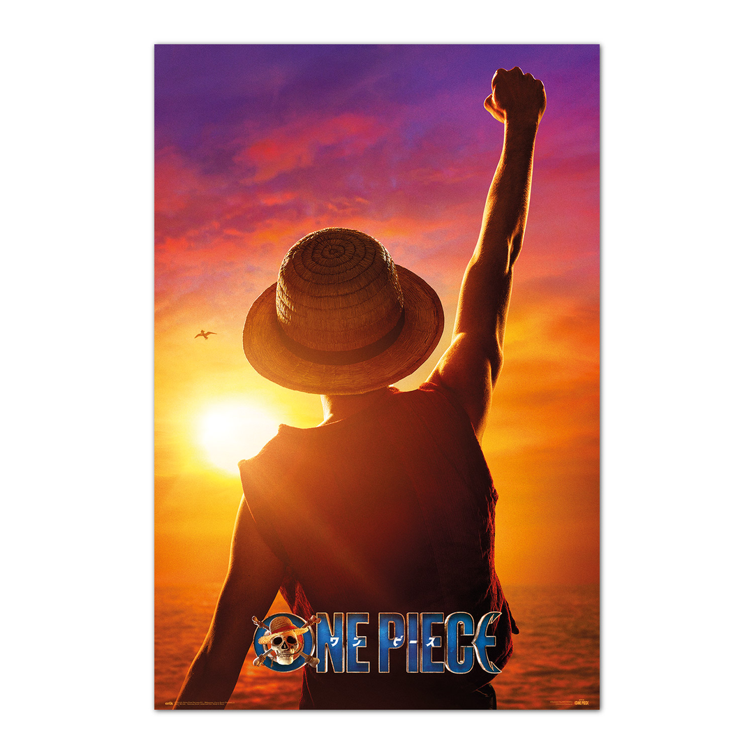 Poster one piece netflix - monkey d. luffy