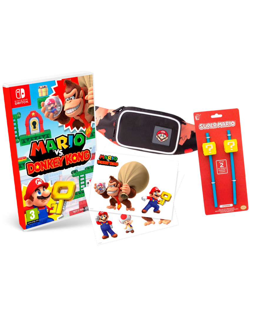 Mario Vs Donkey Kong Pack Straws