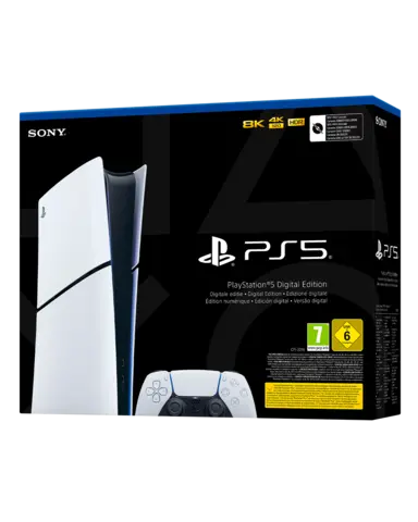 Consola PS5 Slim Edición Digital 1TB Chasis D