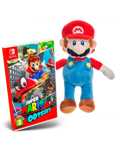 Comprar Super Mario Odyssey + Peluche Mario 22 cm Switch