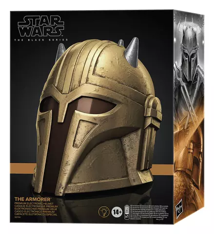 Reservar Casco Electrónico Mandalorian Star Wars The Armorer 1/1 Hasbro Réplicas