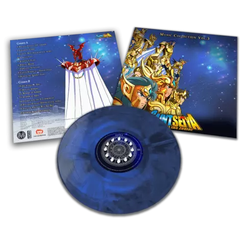 Vinilo Saint Seiya - Music Collection Volume 3 1 LP Color Azul Transparente