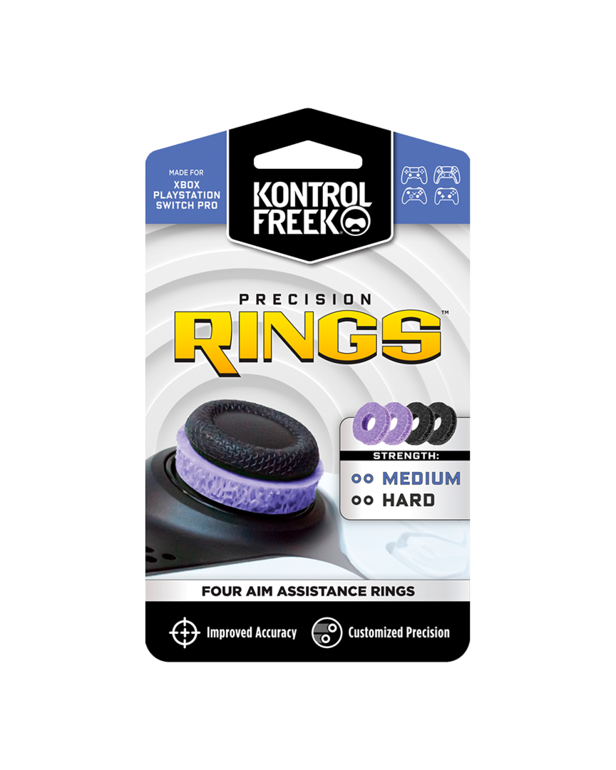 Thumbgrips Precision Rings BLACK/PURPLE - Universal