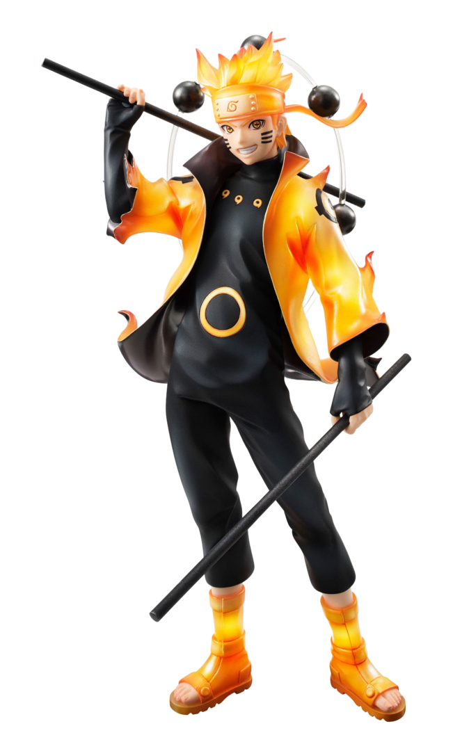 Figura naruto uzumaki sabio seis caminos naruto shippuden versión aniversario  megahouse