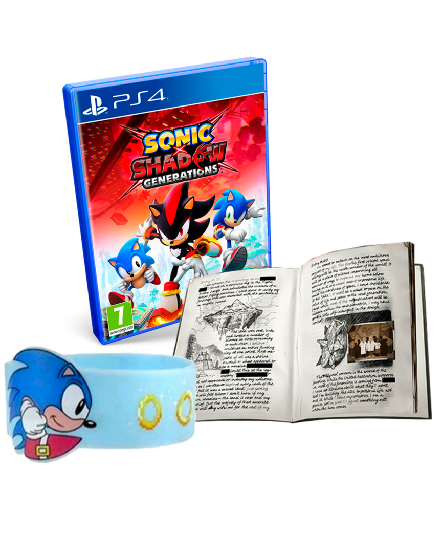 Sonic x Shadow Generations + Pulsera Sonic the Hedgehog con Licencia Oficial