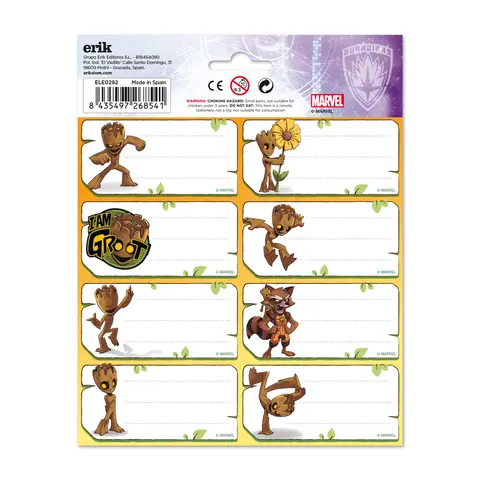 Comprar Etiquetas Adhesivas Marvel Groot 