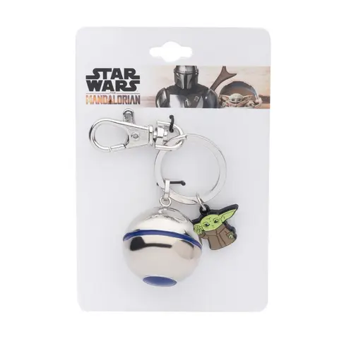 Comprar Llavero 3D Star Wars The Mandalorian The Child Grogu Palanca Razor Crest 