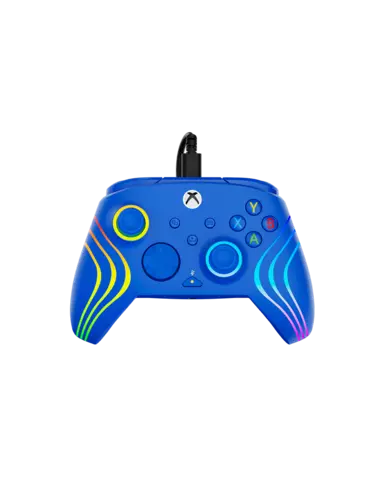 Mando Afterglow Wave con cable · Azul