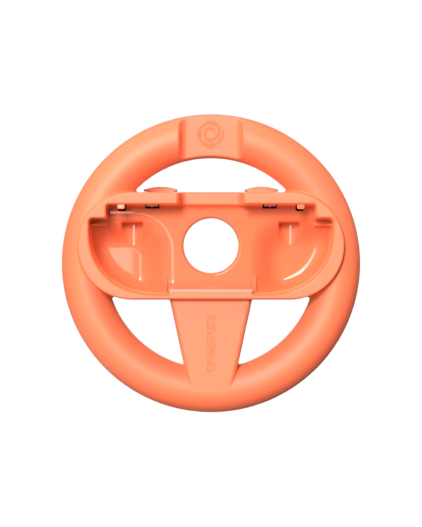Oniverse pack of 2 racing wheel controller holders - orange/blue - switch 2