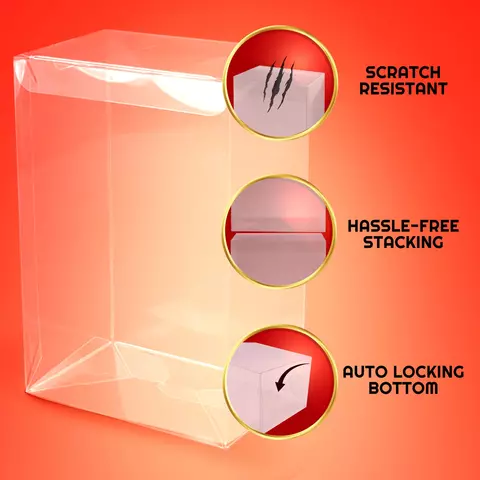 Reservar Caja de PET 10 Protectores para Figuras Amiibo Evoretro 12,8 x 19,2 x 8,9 cm Figuras