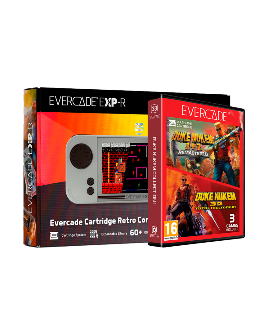 Evercade exp-r + duke nukem collection 1
