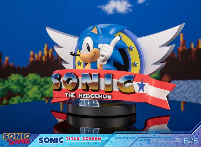 Reservar Figura Resina Sonic Sonic The Hedgehog Tittle Screen First 4 Figures 21cm Figuras