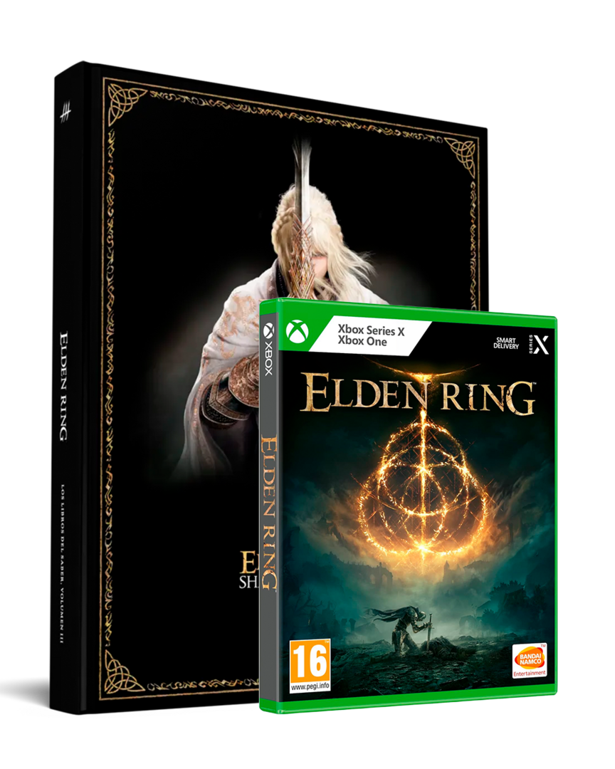 Elden ring standard edition + guia elden ring: los libros del saber - volumen iii: shadow of the erdtree