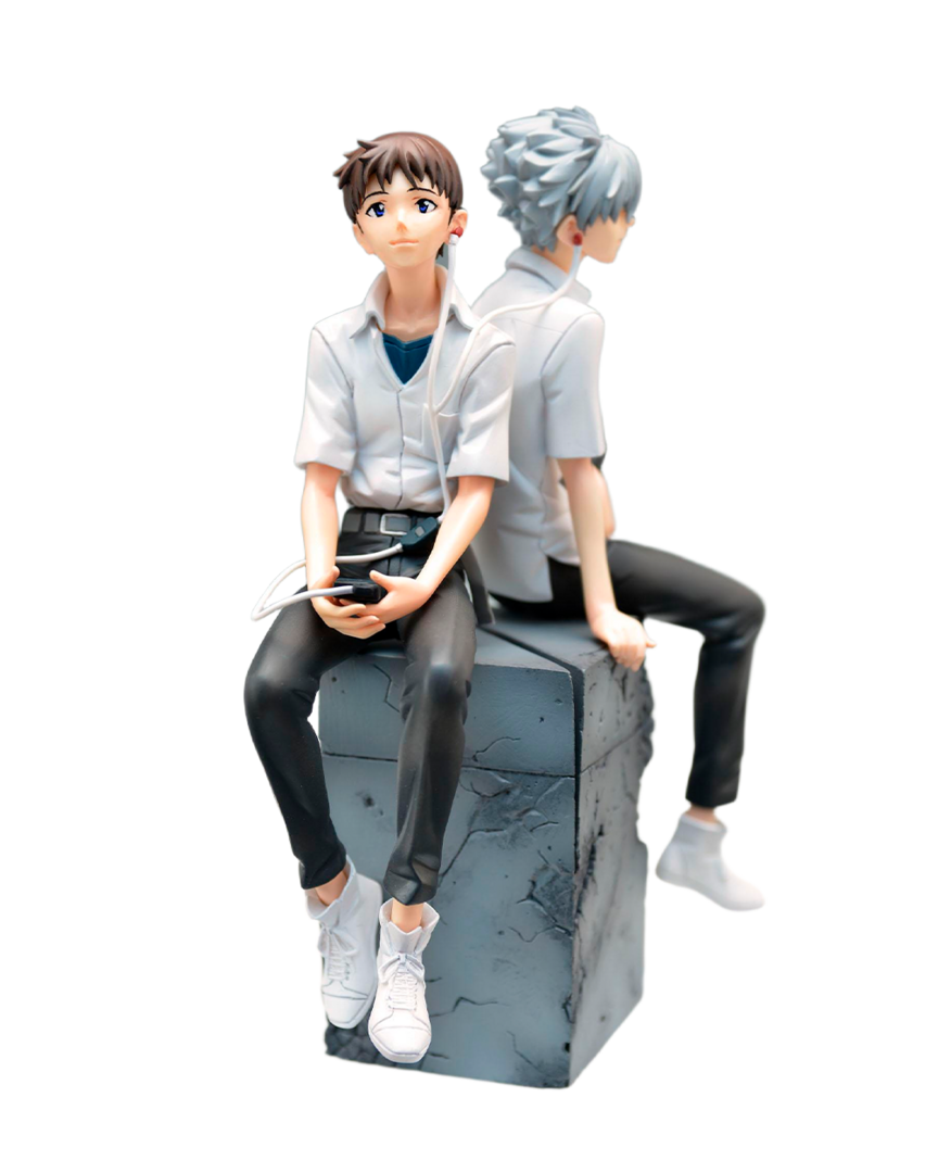 Figura shinji ikari evangelion shinji & kaworu shinji ver. luminasta sega 17cm