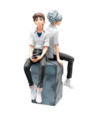 Figura Shinji Ikari Evangelion Shinji & Kaworu Shinji Ver. Luminasta Sega 17cm