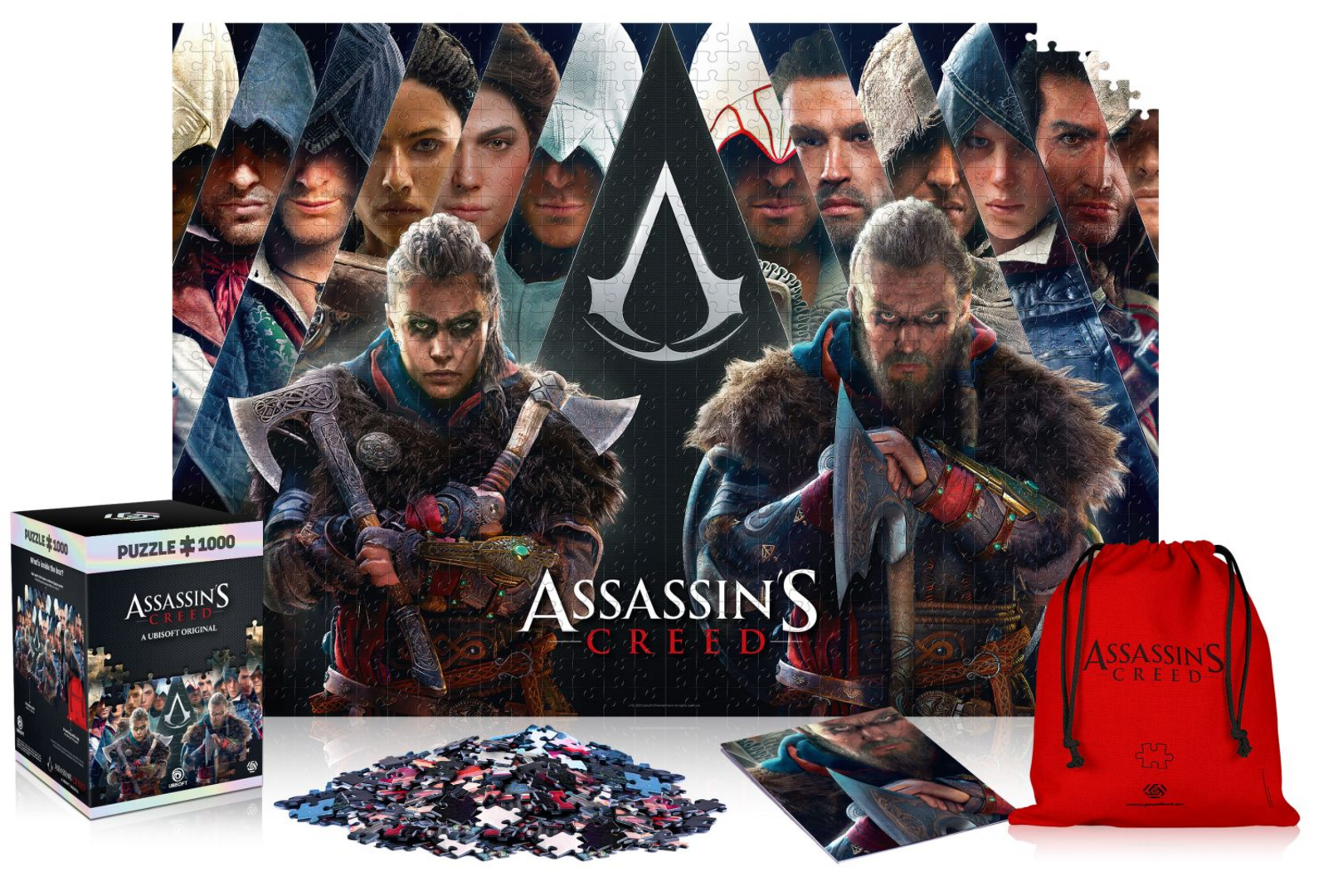 Assassin's creed legacy puzzles - premium 1000 pieces
