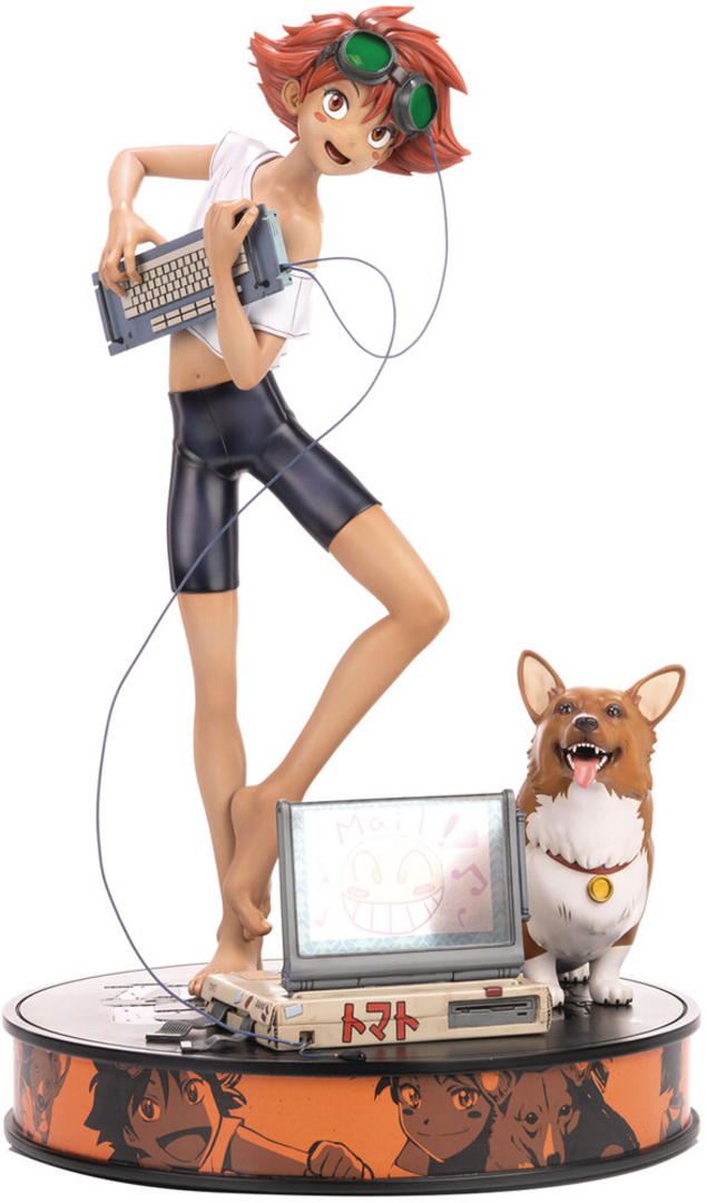 First4figures - cowboy bebop (ed and ein) resin statue /figure