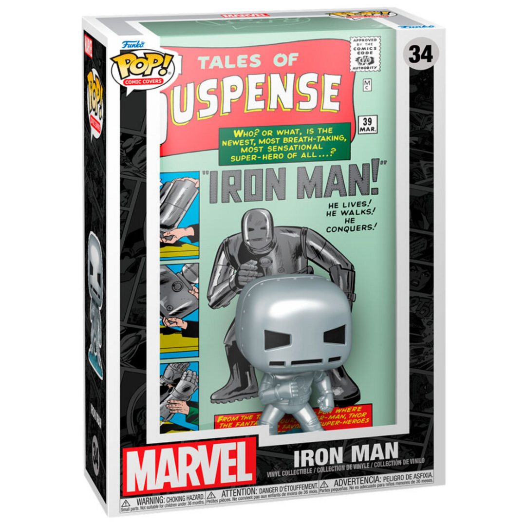 Figura pop comic cover marvel tales of suspense iron man