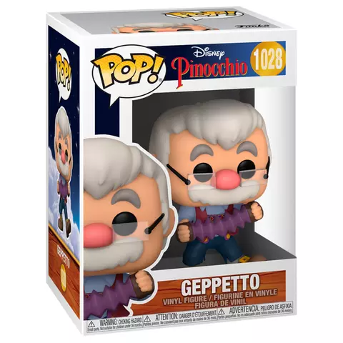Comprar Figura POP Disney Pinocho Geppetto with Accordion Figuras Estándar