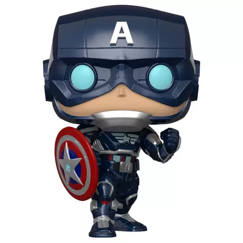 Comprar Figura POP Marvel Avengers Game Captain America Stark Tech Suit Figuras Estándar