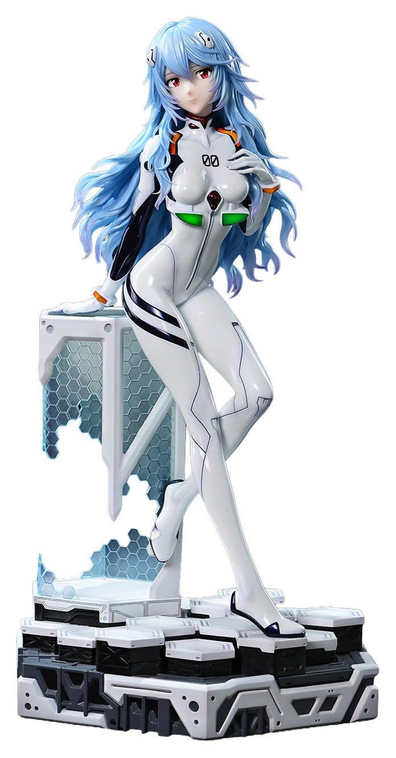 Estatua rei ayanami evangelion: 3.0 + 1.0 premium masterline bonus ver. 1/4 prime 1 studio