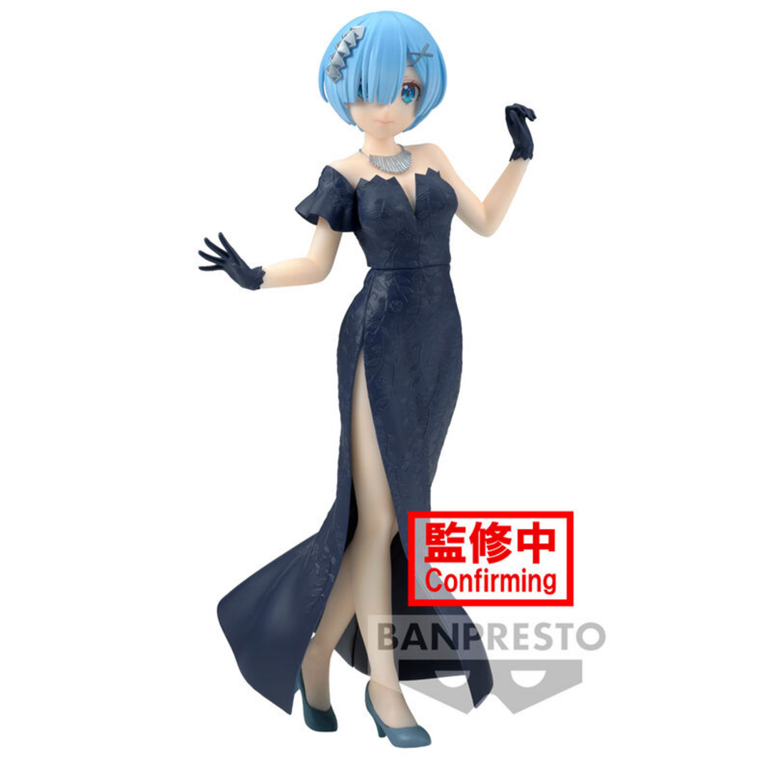 Banpresto Figura de Accion Rem Re:Zero -Starting Life In Another World - Glitter y Glamours, 23 cm, Multicolor, BP88939P