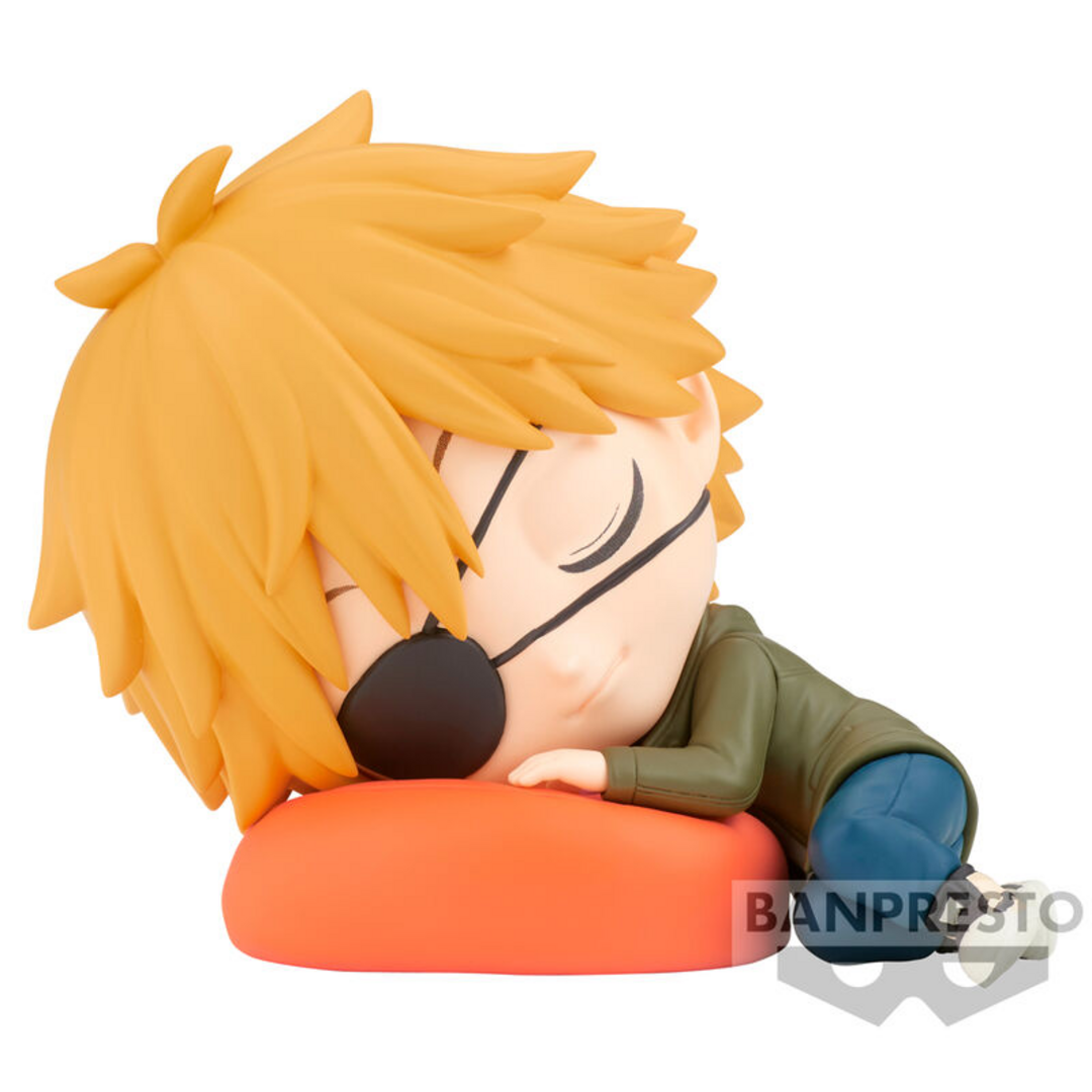 Banpresto Figura Q Posket Sleeping Denji - Chainsaw Man, 7 cm, BP88662P Multicolor. Estatua de colección Estilo Q Posket, Figura Detallada y óptima para Fans del Anime.