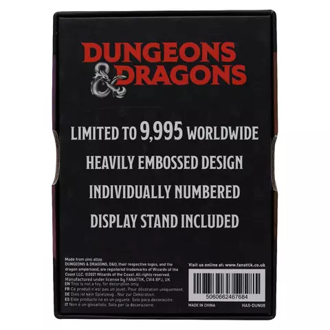 Comprar Lingote Dungeon Masters Guide Dungeons & Dragons Edición Limitada Fanattik Limitada