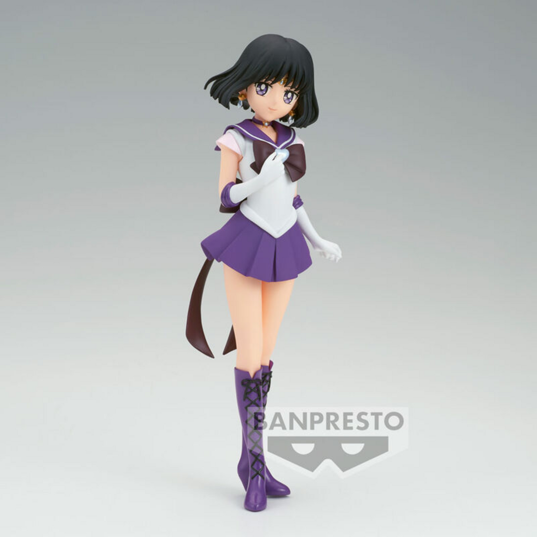 Figura super sailor saturn glitter & glamours pretty guardian sailor moon cosmos the movie 18cm
