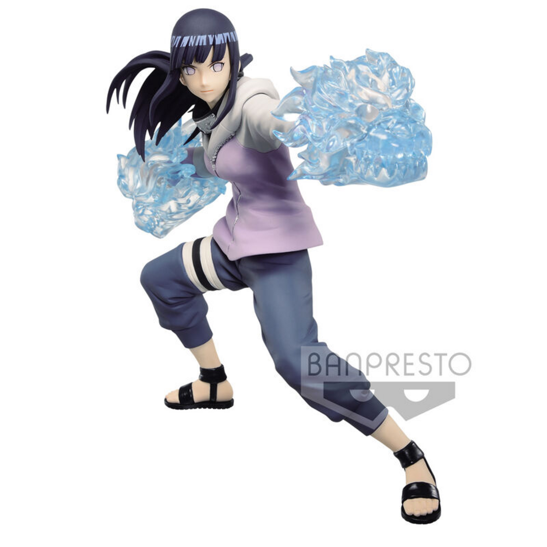 Banpresto Figura de Acción Hyuga Hinata - Naruto Shippuden Vibration Stars 16cm BP18711 Multicolor