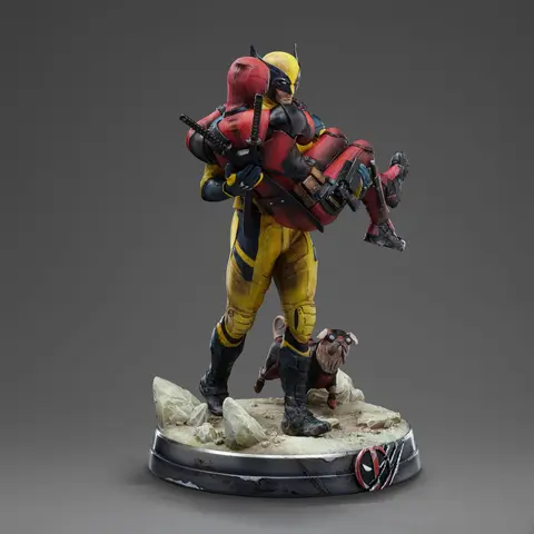 Comprar Estatua Deadpool y Lobezno Deluxe Art Scale Iron Studios  Figuras Deluxe