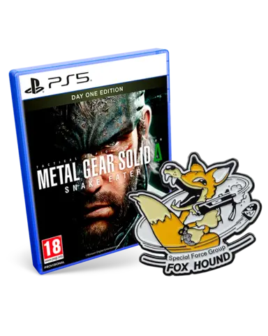 Reservar Metal Gear Solid △ Snake Eater + Pin Foxhound Edición Limitada PS5 Pack Pin Foxhound