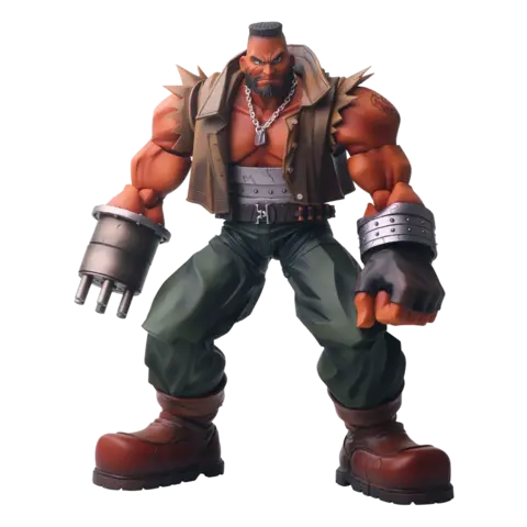 Figura Barret Wallace Final Fantasy VII Bring Arts Square Enix