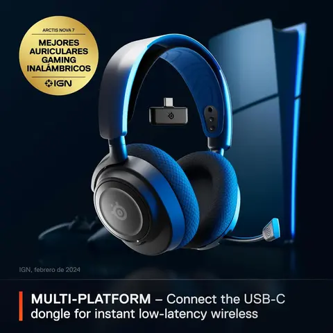 Reservar Auriculares Gaming Arctis Nova 7P Inlámbricos Steelseries PS5 screen 6