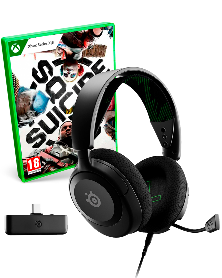Auriculares Gaming Arctis Nova 5X Inalámbricos Steelseries + Suicide Squad: Kill the Justice League