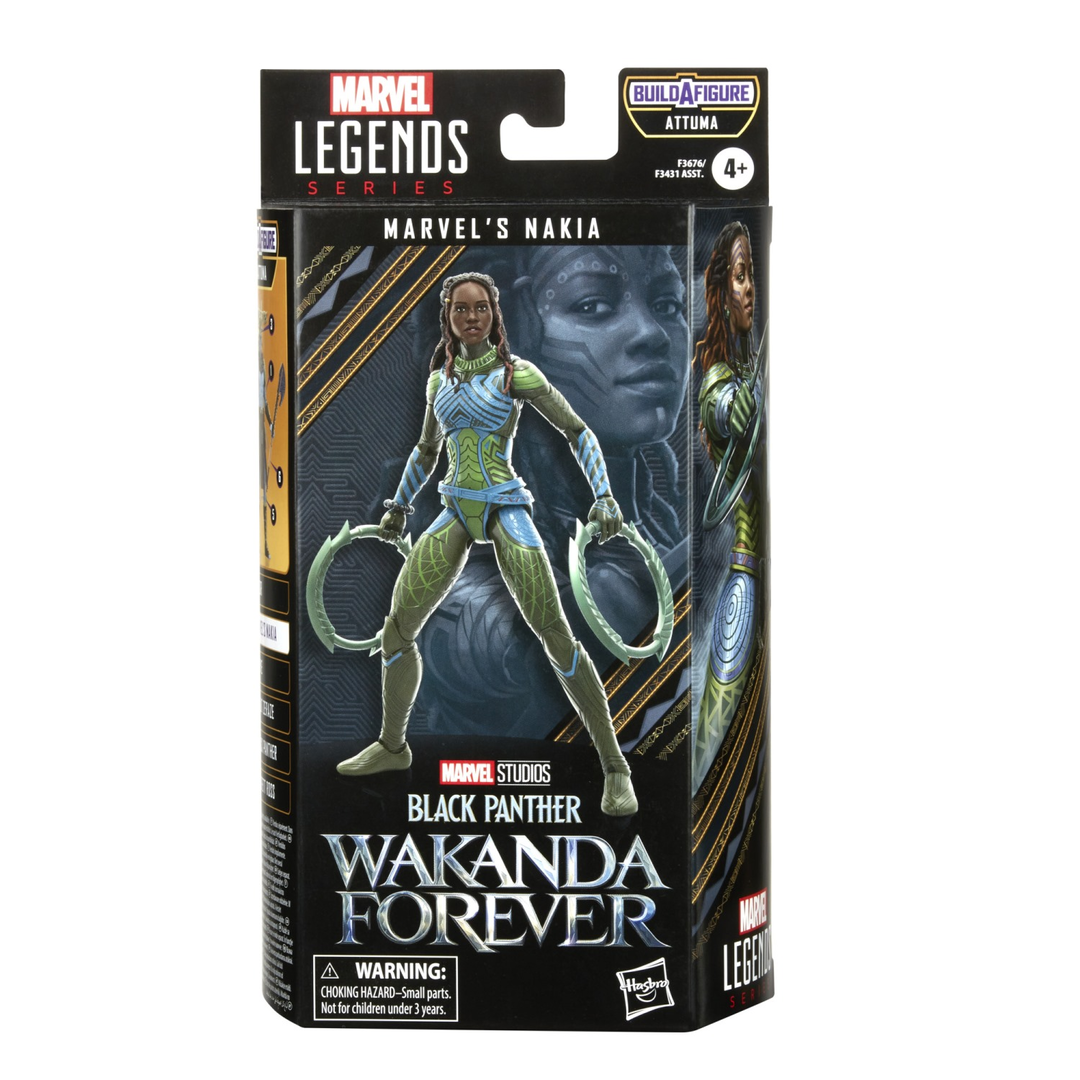 Figura Marvel Black Panther Wakanda Forever Nakia Serie Legends