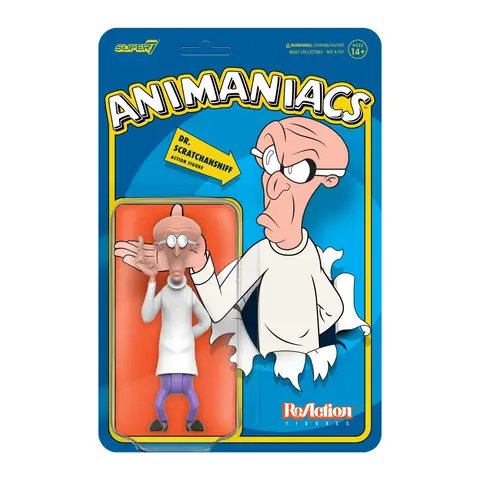 Comprar Figura Reaction Animaniacs Dr Scratchansniff Figuras