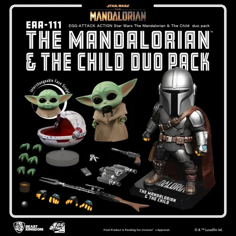 Comprar Figura Egg Attack Star Wars The Mandalorian Y The Child Figuras de Videojuegos