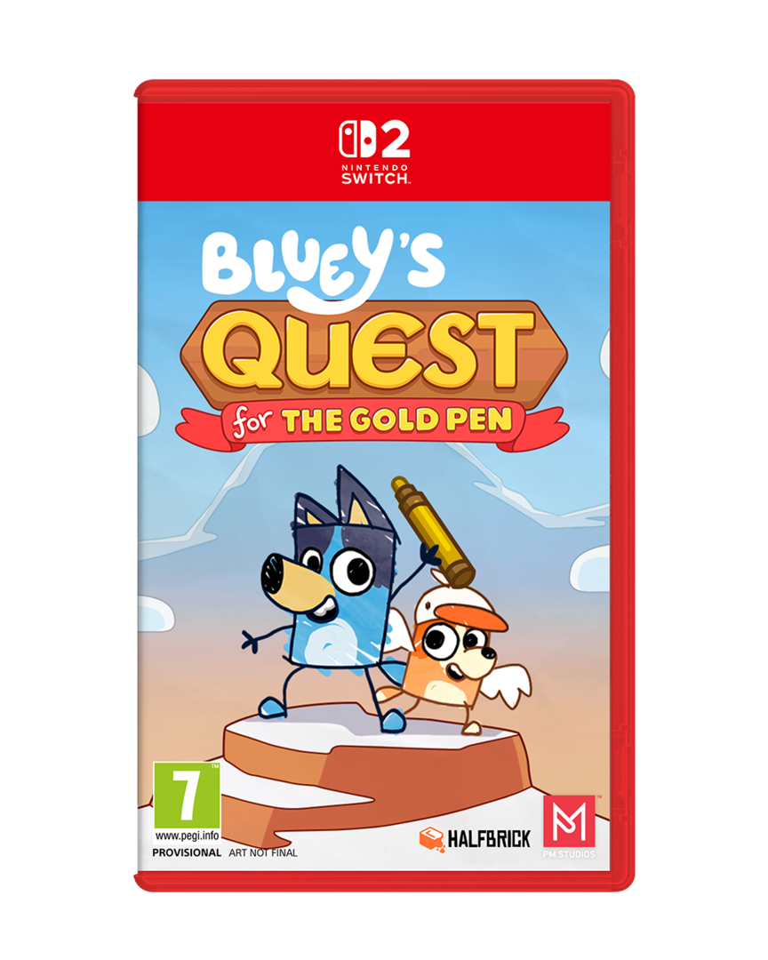 Bluey's quest for the gold pen
