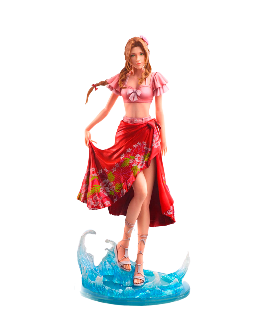 Figura aerith gainsborough final fantasy vii rebirth swimsuit ver. static arts square enix