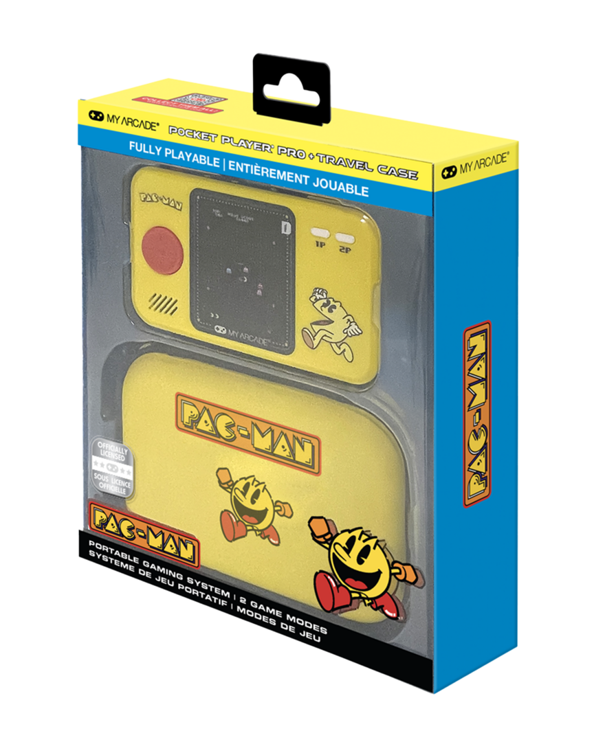 Consola portátil pocket player pro + funda pac-man my arcade