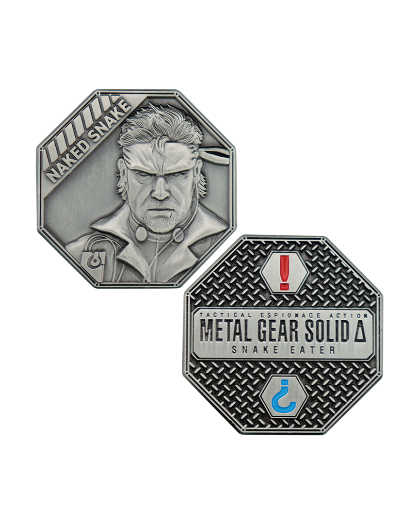 Moneda naked snake metal gear solid delta fanattik edición limitada