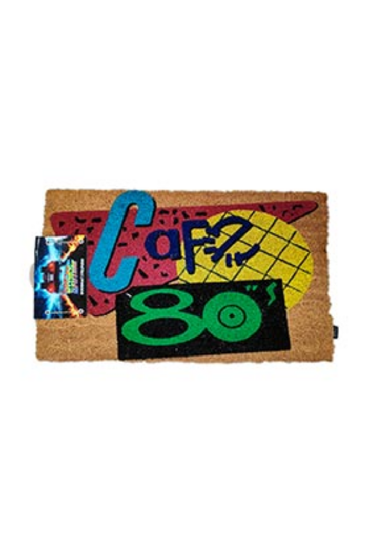 Cafe 80 felpudo 60x40 regreso al futuro