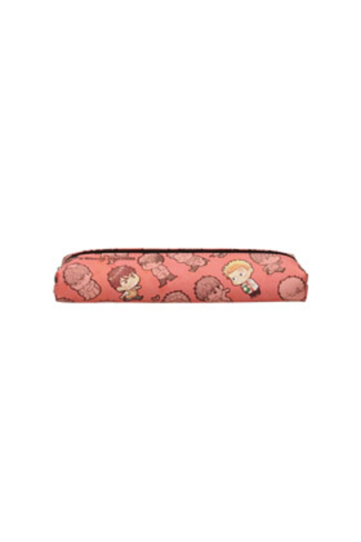 Estuche lapiz viñeta rosa megumi y tsugumi