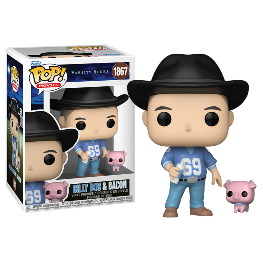 Funko Pop! & Buddy: Varsity Blues - Billy Bob with Bacon - Keychain