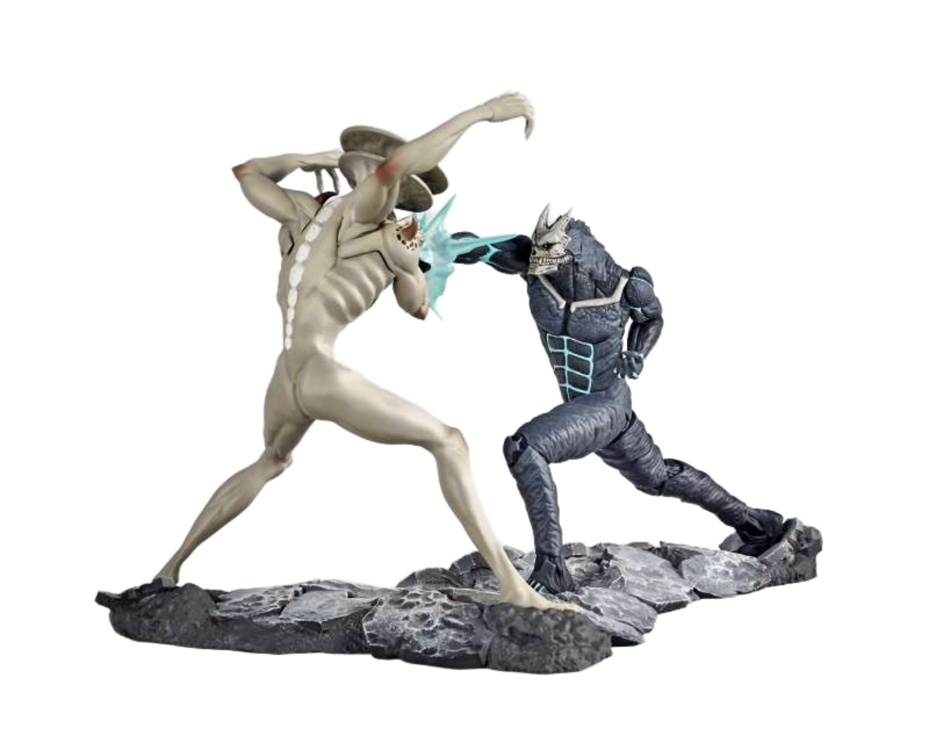 Diorama kaiju no.8 vs kaiju no.9 kaiju no..8 kaiyodo