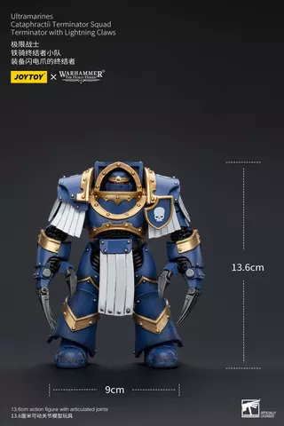 Reservar Figura Terminator Lightning Claws Ultramarines Warhammer JoyToy Figuras Estándar