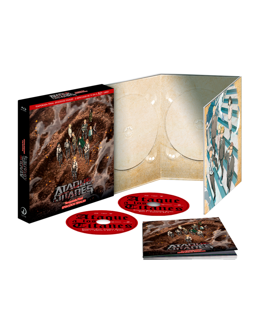 Ataque a los titanes - los capítulos finales edición blu-ray